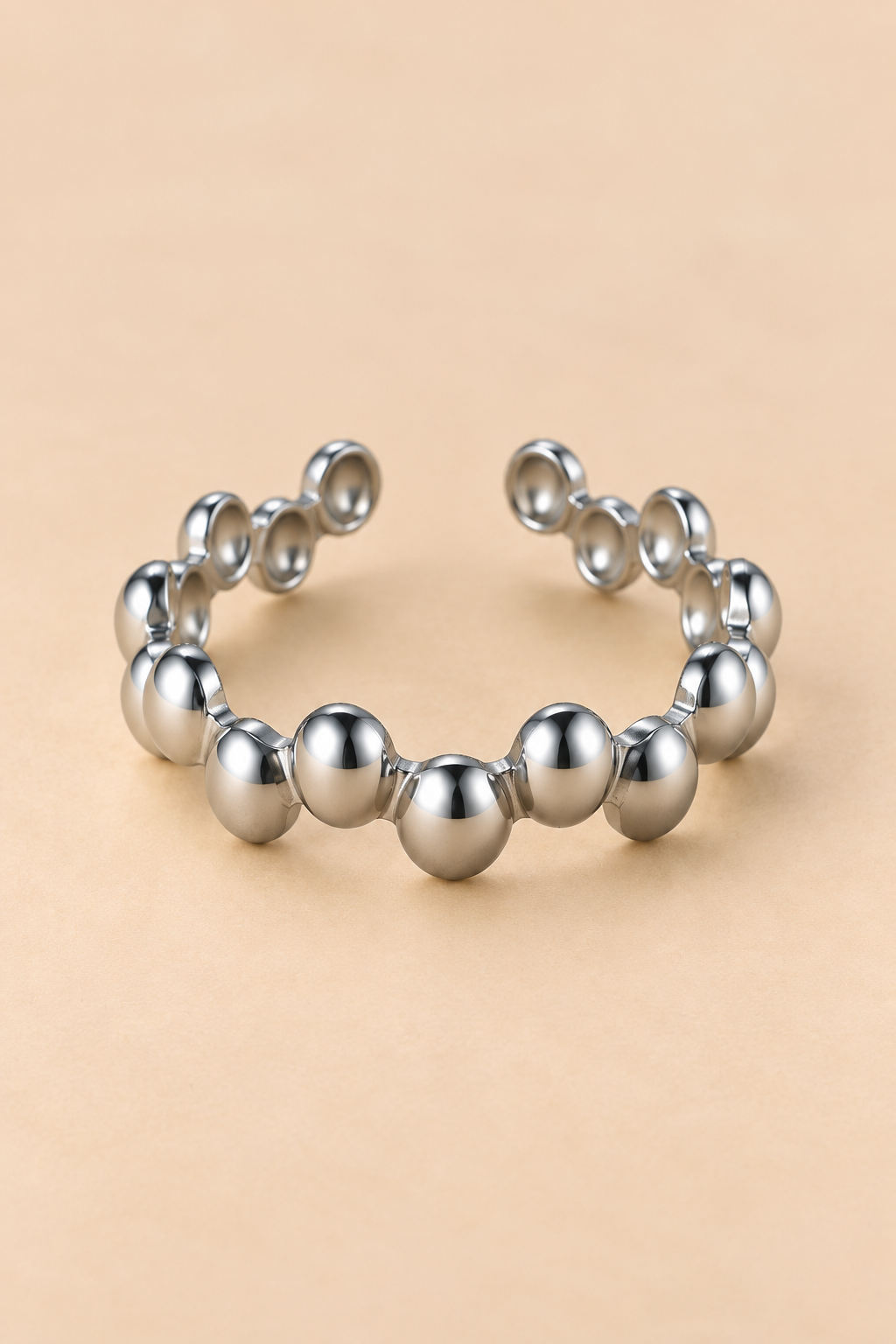 Bague Feuille Argent