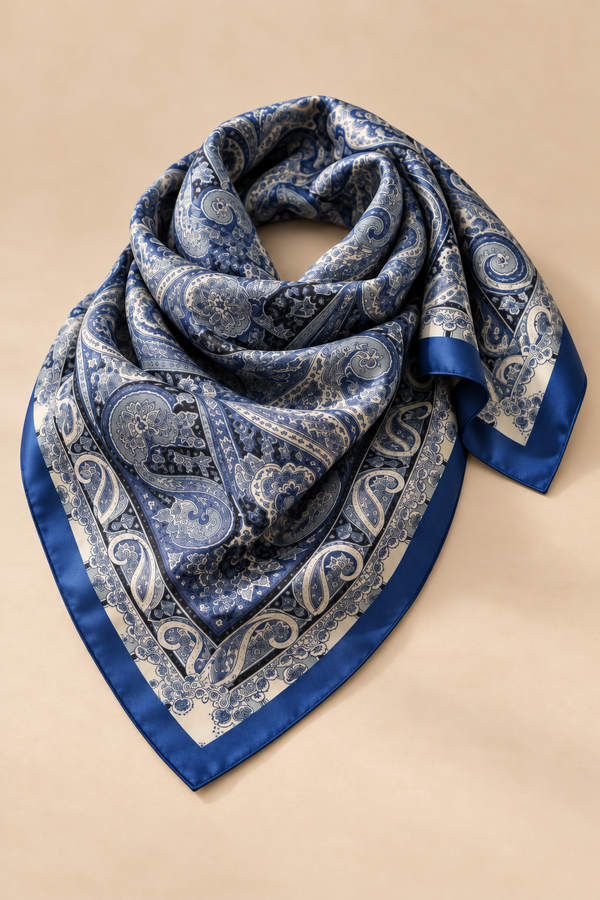 Foulard Carré Motif Floral 