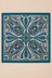 Ornamental Paisley Square Scarf Teal