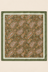 Foulard Carré À Motif Cachemire Floral Vert