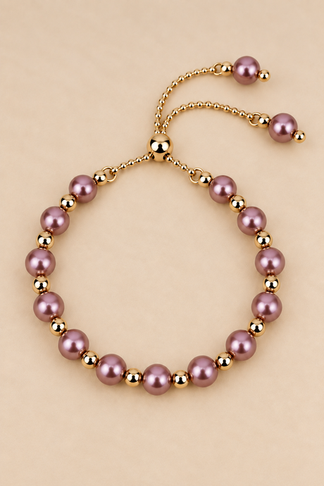 Bracelet coulissant à perles
