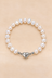 Pearl Heart Clasp Bracelet
