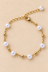 Pearl-Look Bead Chain Bracelet