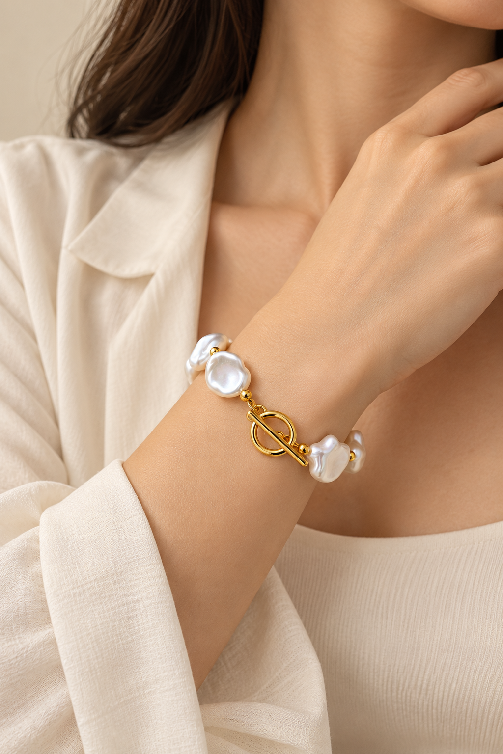 Irregular Pearl Bracelet