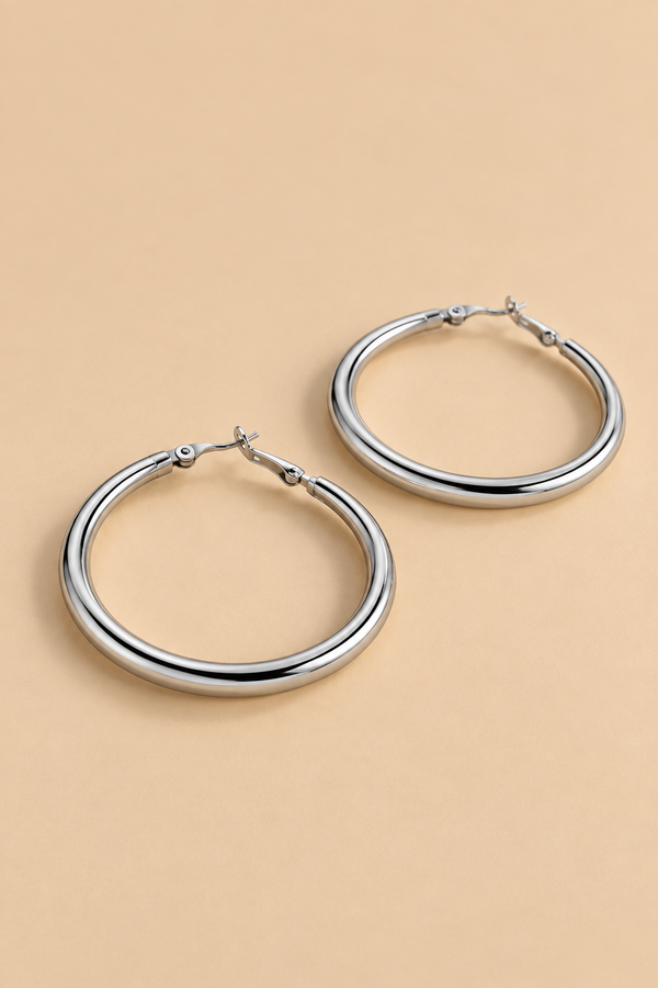 Open Circle Earrings