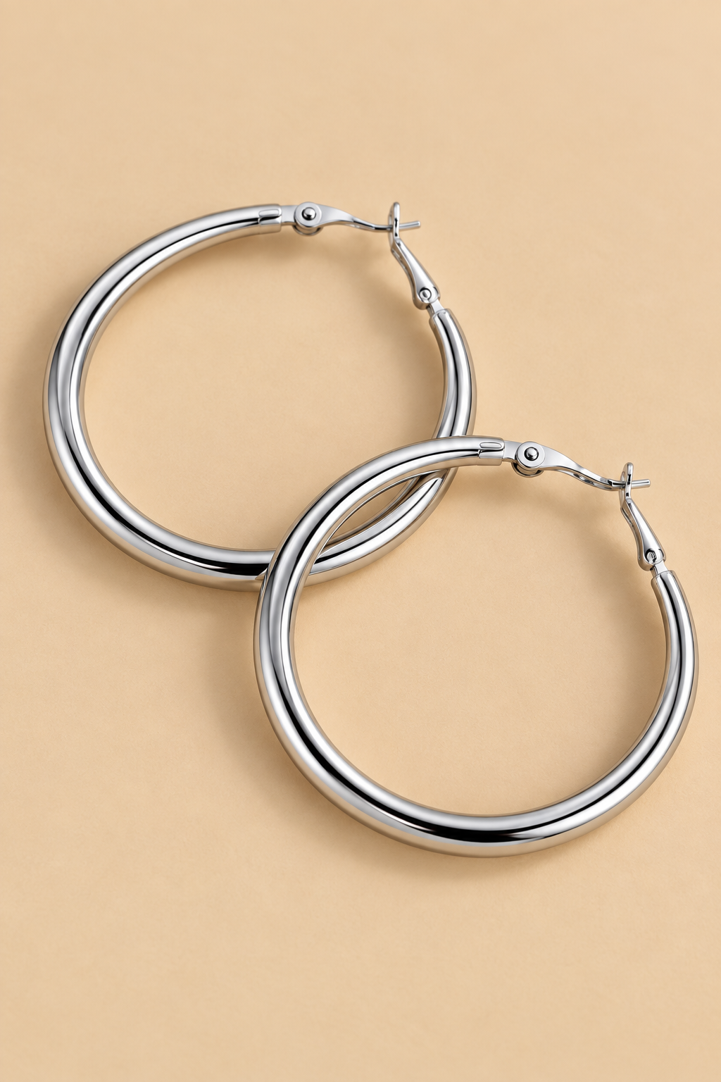 Open Circle Earrings