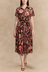 Augustine Midi Shirt Dress Floral Print