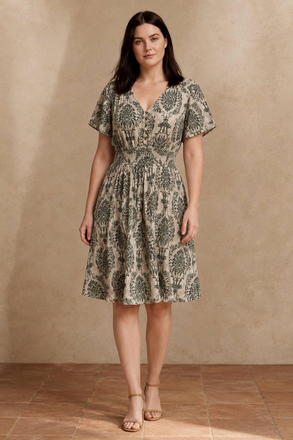 Lorie Floral Smocked Dress