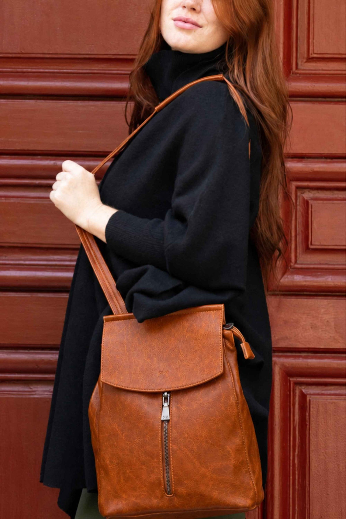 Chloe Vegan Convertible Back Pack