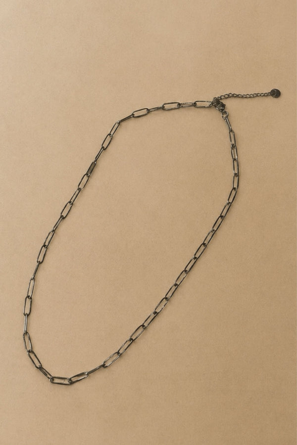 Minimal Chain Link Necklace – Gold & Silver