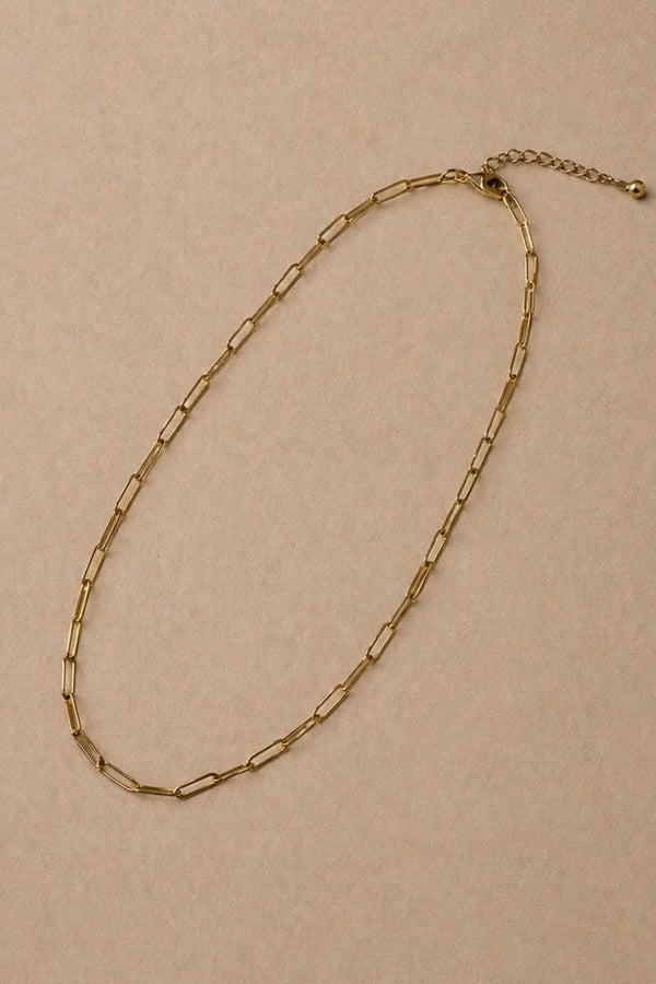 Minimal Chain Link Necklace – Gold & Silver