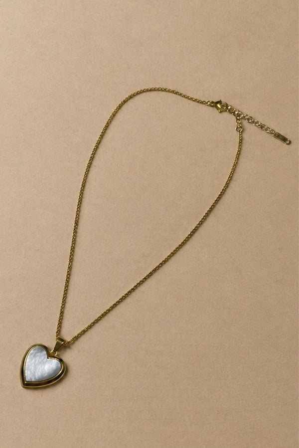 Collier Médaillon Cœur – Or & Argent