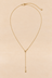 Collier Lasso Doré Pendentif Tombant