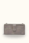 Dona Vegan Wallet & Crossbody Smartphone Purse - Onze Montreal Grey Vegan