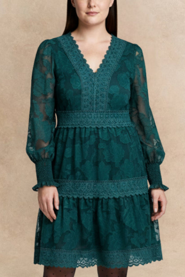 Robe bohème en dentelle Edith
