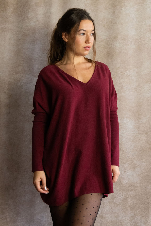 Emma Super Soft V-Neck Oversized Sweater