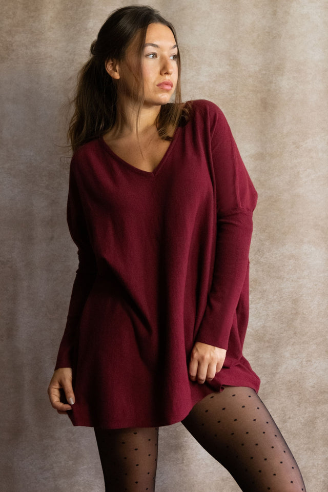 Emma Super Soft V-Neck Oversized Sweater