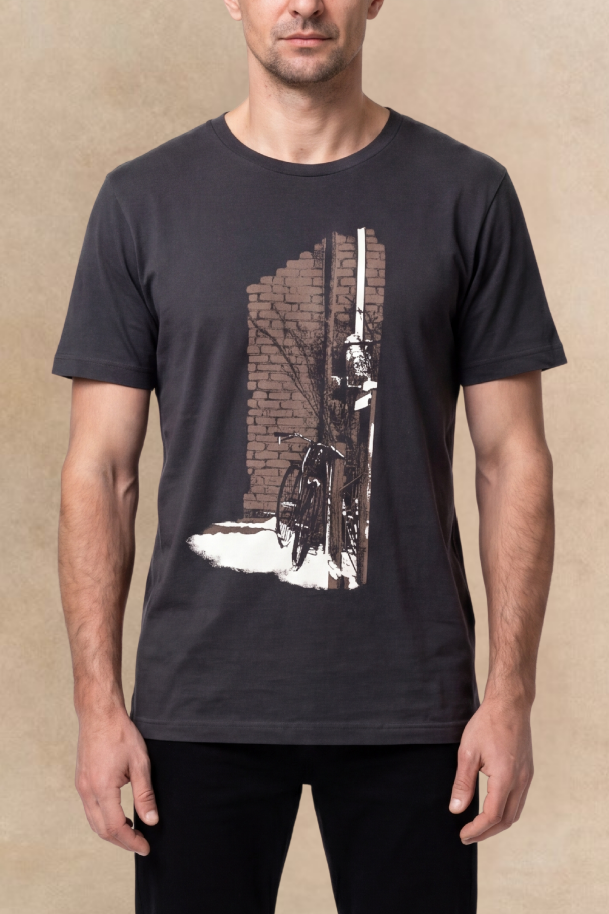 Vélo d'Etienne T-Shirt Homme Gris