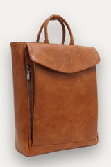 Evie Laptop Backpack Crossbody Flap Front