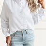 Francine Button Down Ruffled Collar Shirt - Onze Montreal