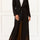 Fanny Long Woven Cover-Up Maxi Cardigan Open Tie Front - Onze Montreal Black / XS Annick