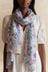 Scarf Floral Strawberry Garden