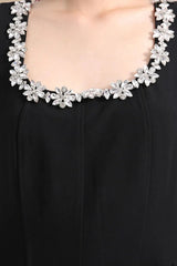 Karyma Flower Scoop Neck Sleeveless Dress