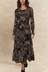 Francesca Black Smocked Dress