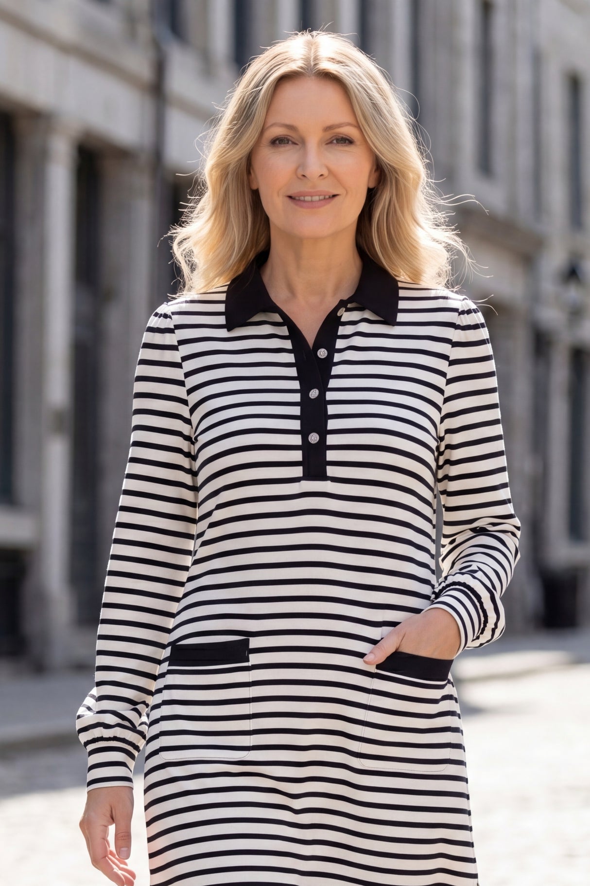 Ghislaine Robe Boutonnée Devant