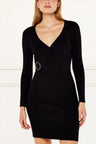 Giselle Versatile Bodycon Dress Long Sleeves Black