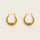 Gold-Plated Silver Small Hoop Earrings