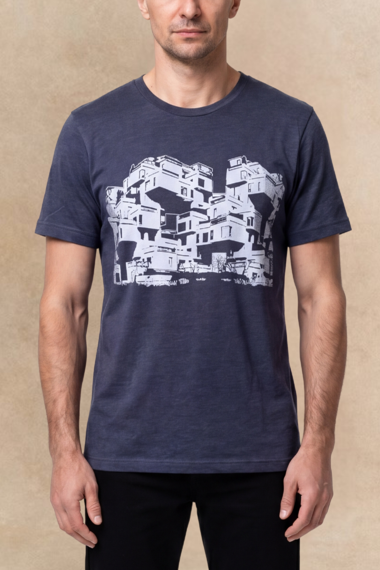 Habitat 67 T-Shirt Homme Bleu Marine