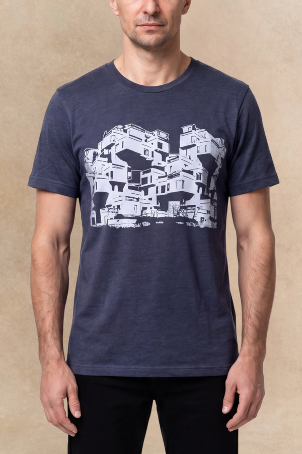 Habitat 67 T-Shirt Homme Bleu Marine