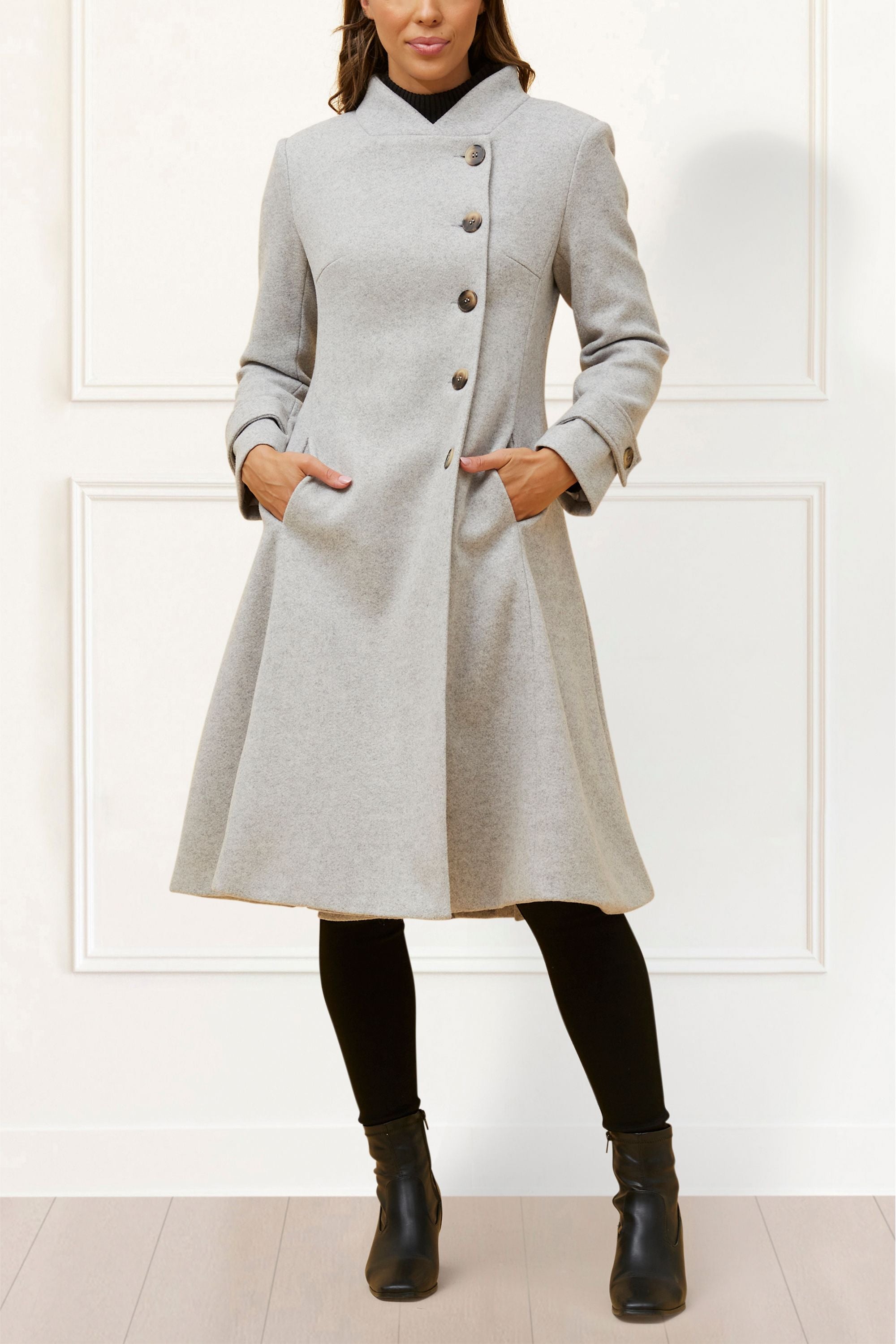 Manteau évasé sale