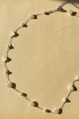 Collier Chaînette Cœurs & Perles