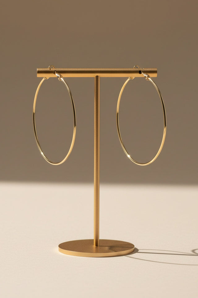 Créoles Classiques 60 MM - Or et Argent