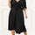 Darcy Midi Dress Bow V-Neck Short Bell Sleeve Solid - Onze Montreal Black / XL Sold by Ô-MARCHÉ Seller