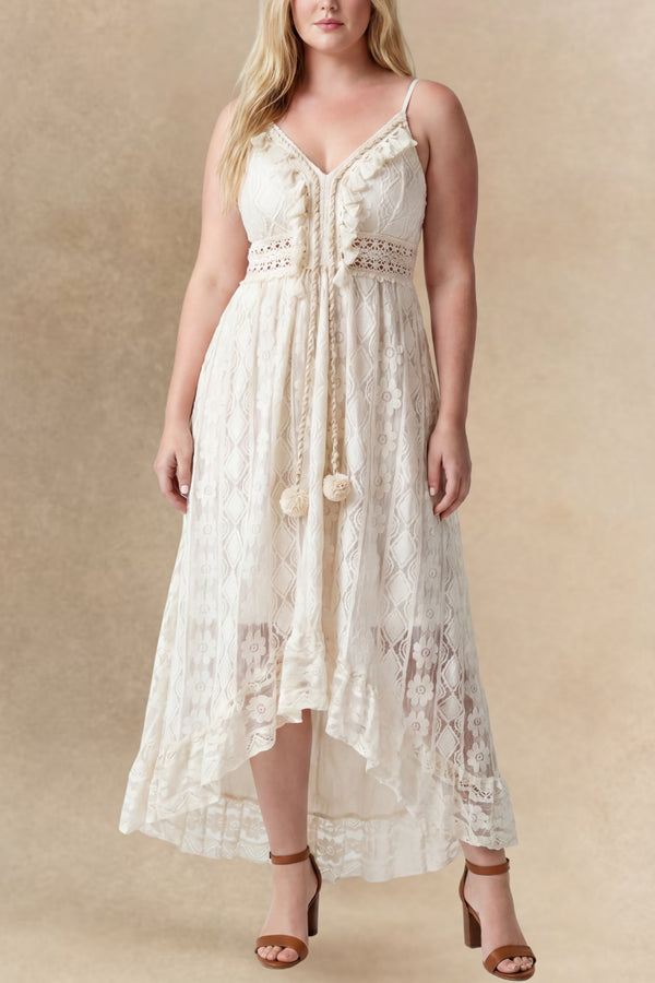 Irina Full Size Lace Dress Plus Size