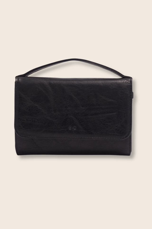 Janelle Crossbody Vegan Leather Wallet