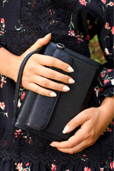 Janelle Crossbody Vegan Leather Wallet