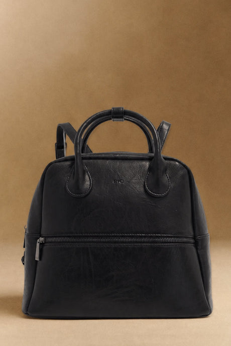 Jazzlyn Sac Cuir Vegan Sac à Dos Convertible