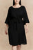 Robe unie Jennifer avec ceinture