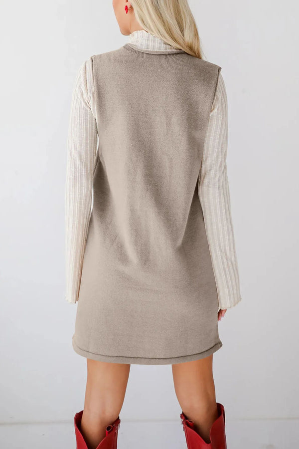 Kelly Robe en Tricot Sans Manches avec Poches