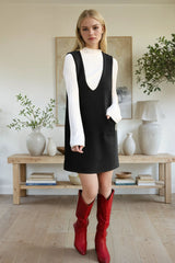 Kelly Sleeveless Knit Dress with Pockets
