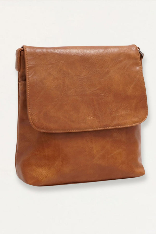 Kiara Vegan Shoulder Bag Flap Crossbody