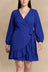 Laurette Robe Portefeuille Ourlet Plissé