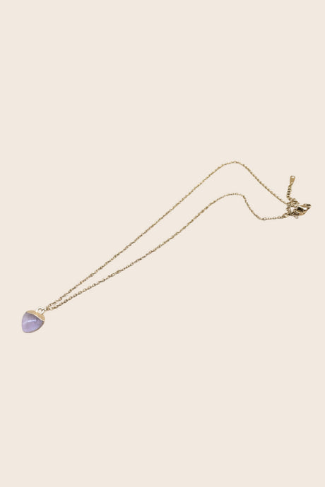 Pink Heart Pendant Necklace