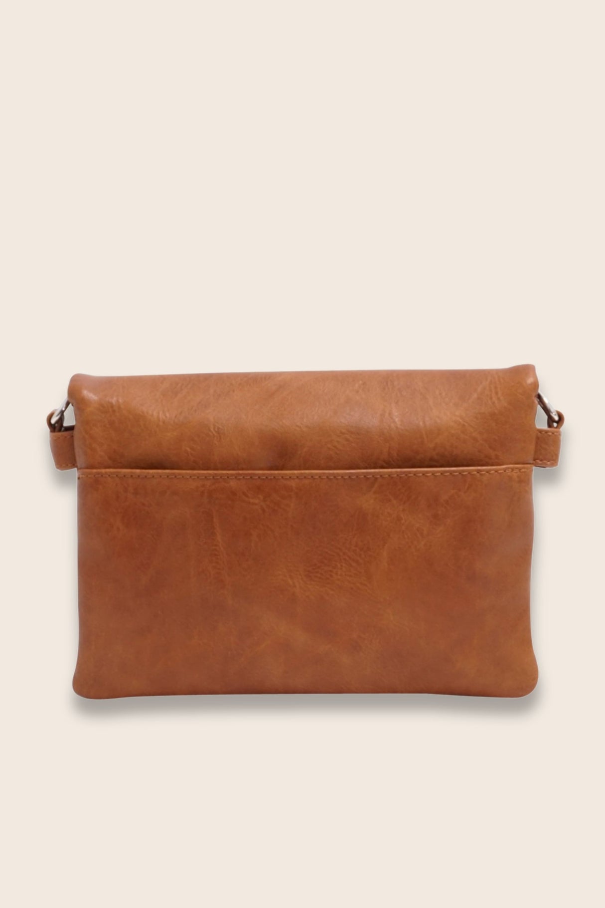 Lila Sac Bandoulière Cuir Vegan Rabat Convertible