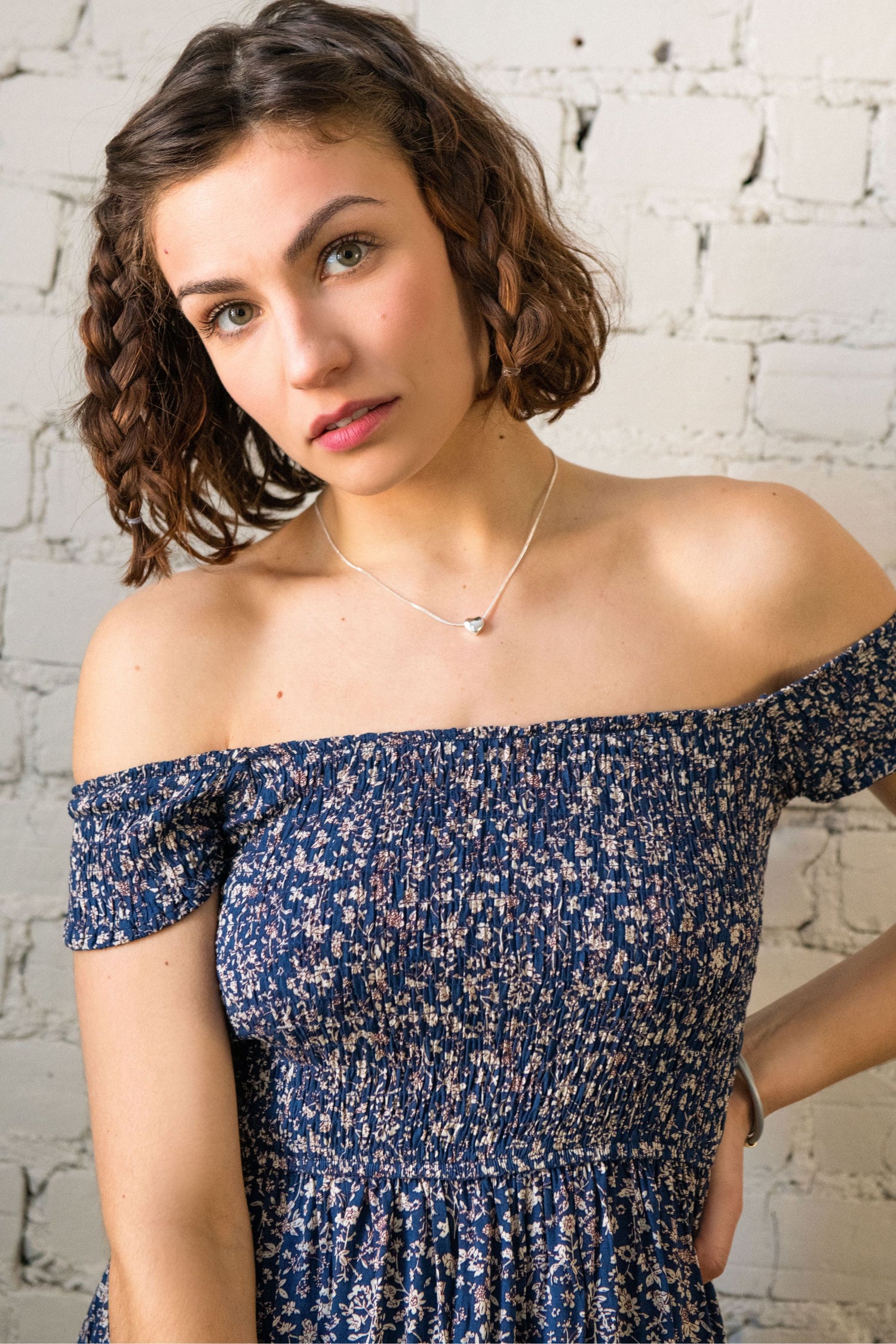 off shoulder ditsy floral dress Girlymax Usa Inc Dba Miss Sparkling | Miss Sparkling Off-Shoulder Ditsy Floral Dress