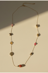 Collier Long Perles Pierres Naturelles